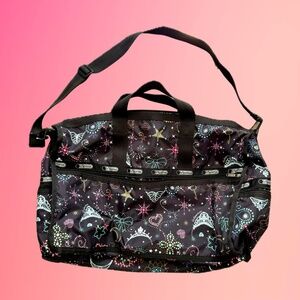 LeSportsac Bling Jewels Crown Weekender Bag